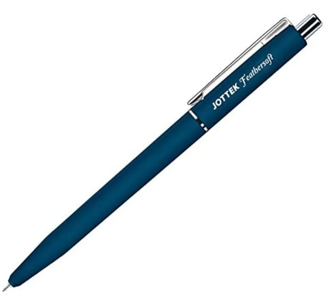 RORITO JOTTEK FEATHERSOFT RETRACTABLE BLUE BALL PEN | SET OF 1