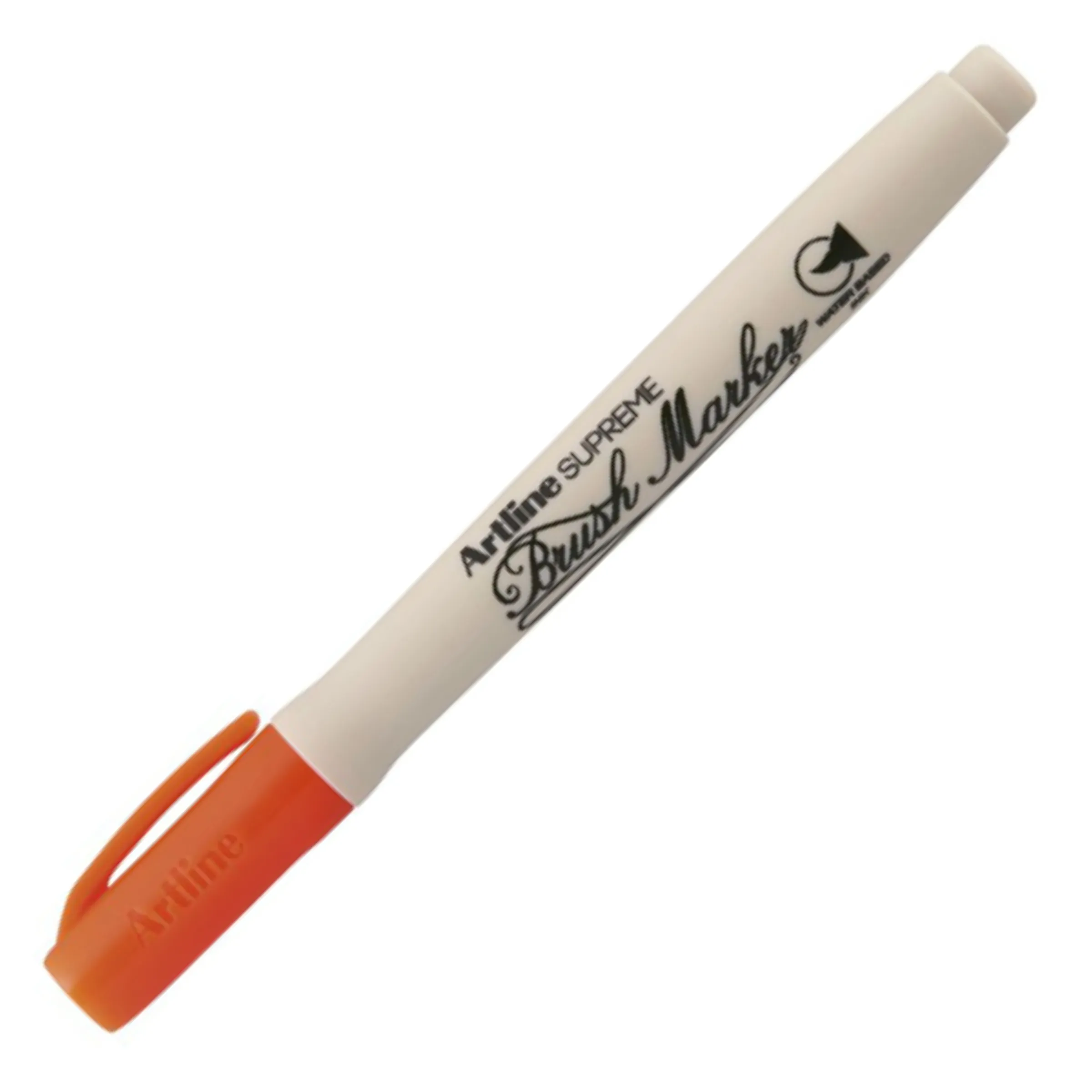 Artline Supreme Brush Marker Pen Orange Colour Marker Pack of 1