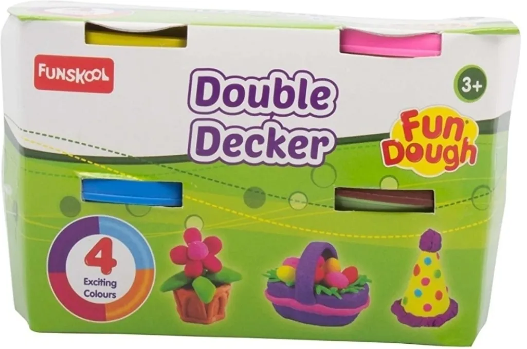 Funskool Fundough Double Decker Muti Colour