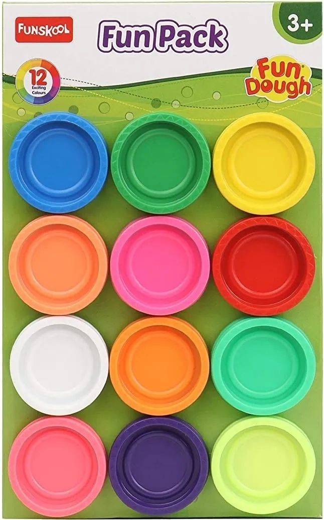 Funskool Fundough Fun Pack Multi Colour 12 Exciting Colours