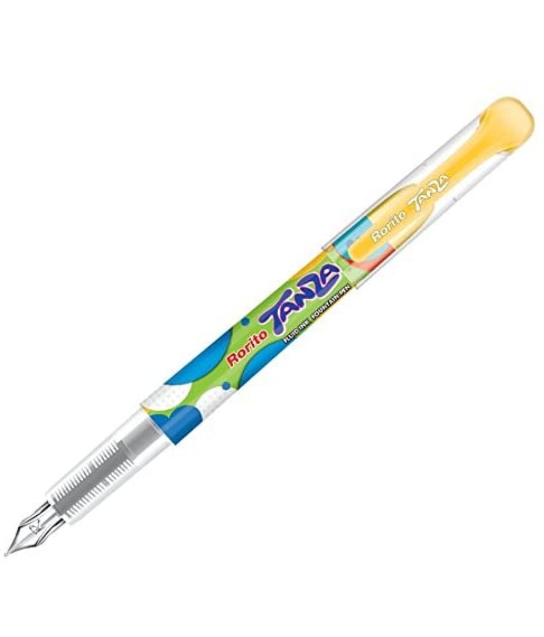Rorito Tanza Fountain Ink Pen (Blue) (Pack of 1) With free 2 Cartridge