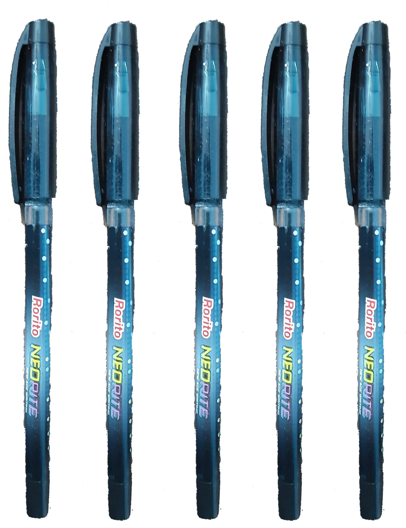 RORITO NEORITE BALL PEN BLACK (PACK OF 5)