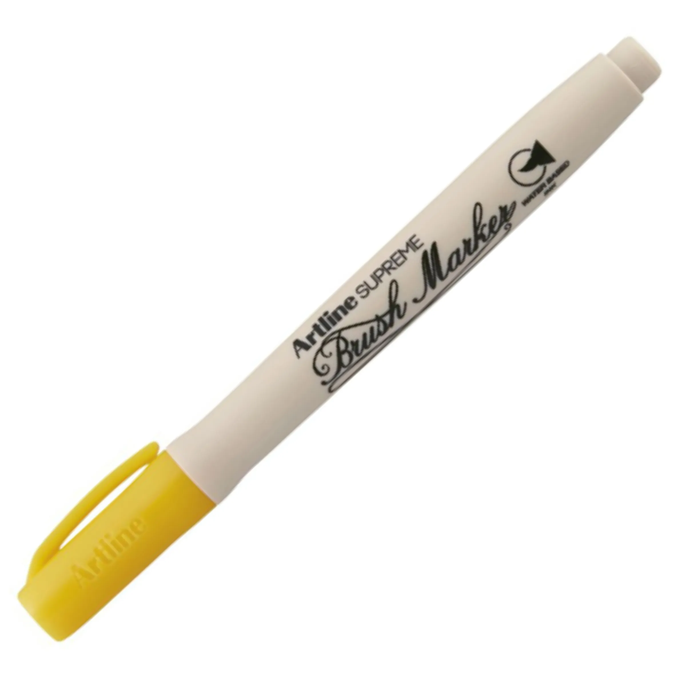 Artline Supreme Brush Marker Pen Yellow Colour Marker Pack of 1