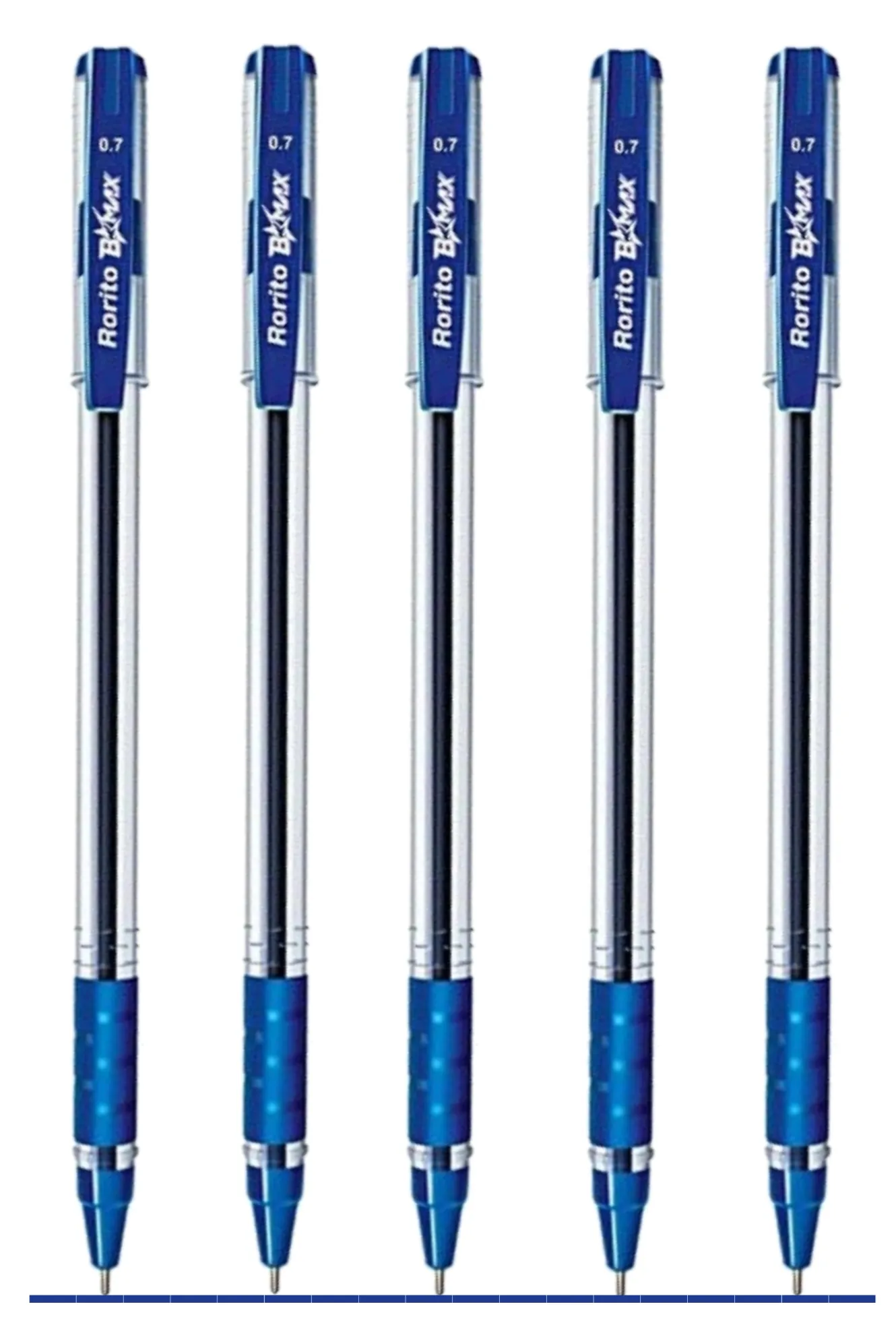 Rorito B Max Ball Point Pen - Pack of 5 (Blue)