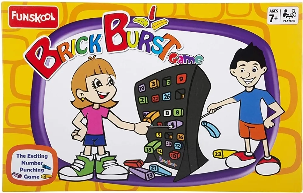 Funskool Brick Burst Game Multi Colour