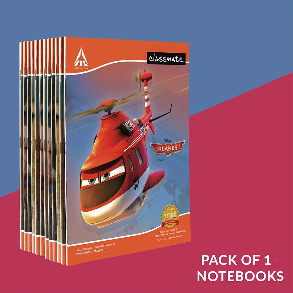 Classmate Soft Cover Four Lines with Gap Notebook 120 Pages 24X18cm Pack of 1