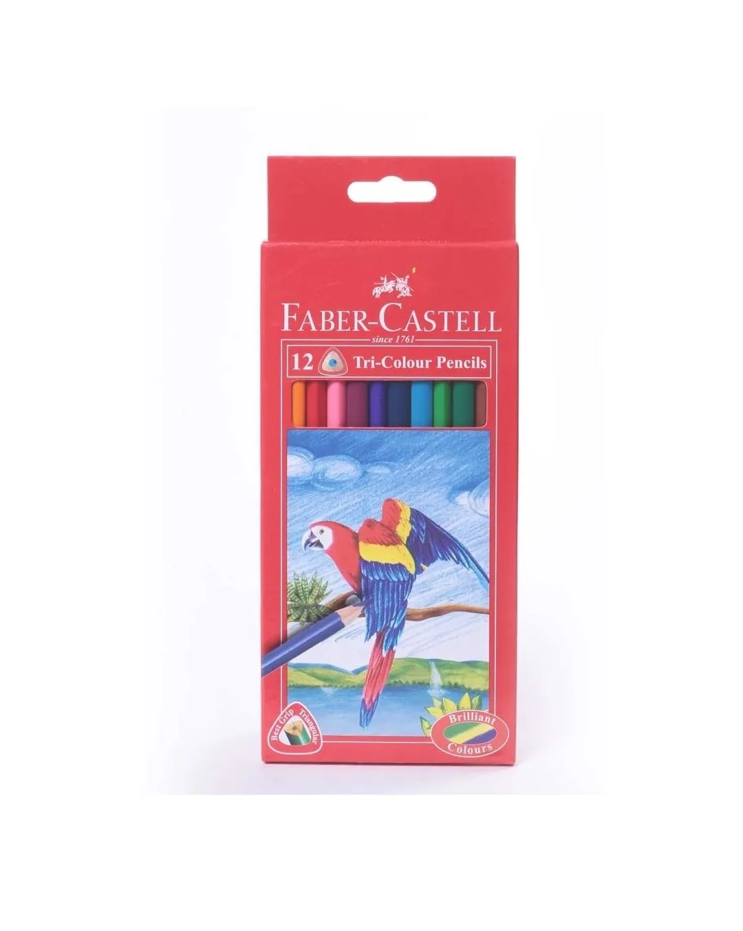 Faber Castell Colour ME Grip Triangular Shape Regular Size Colour Pencil Assorted Pack of 12