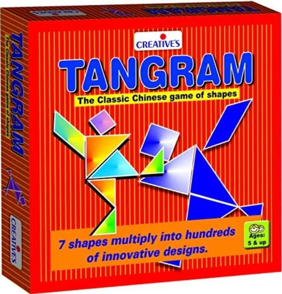 Creatives Tangram  Multi Colour 7 Shapes Classic Design Game