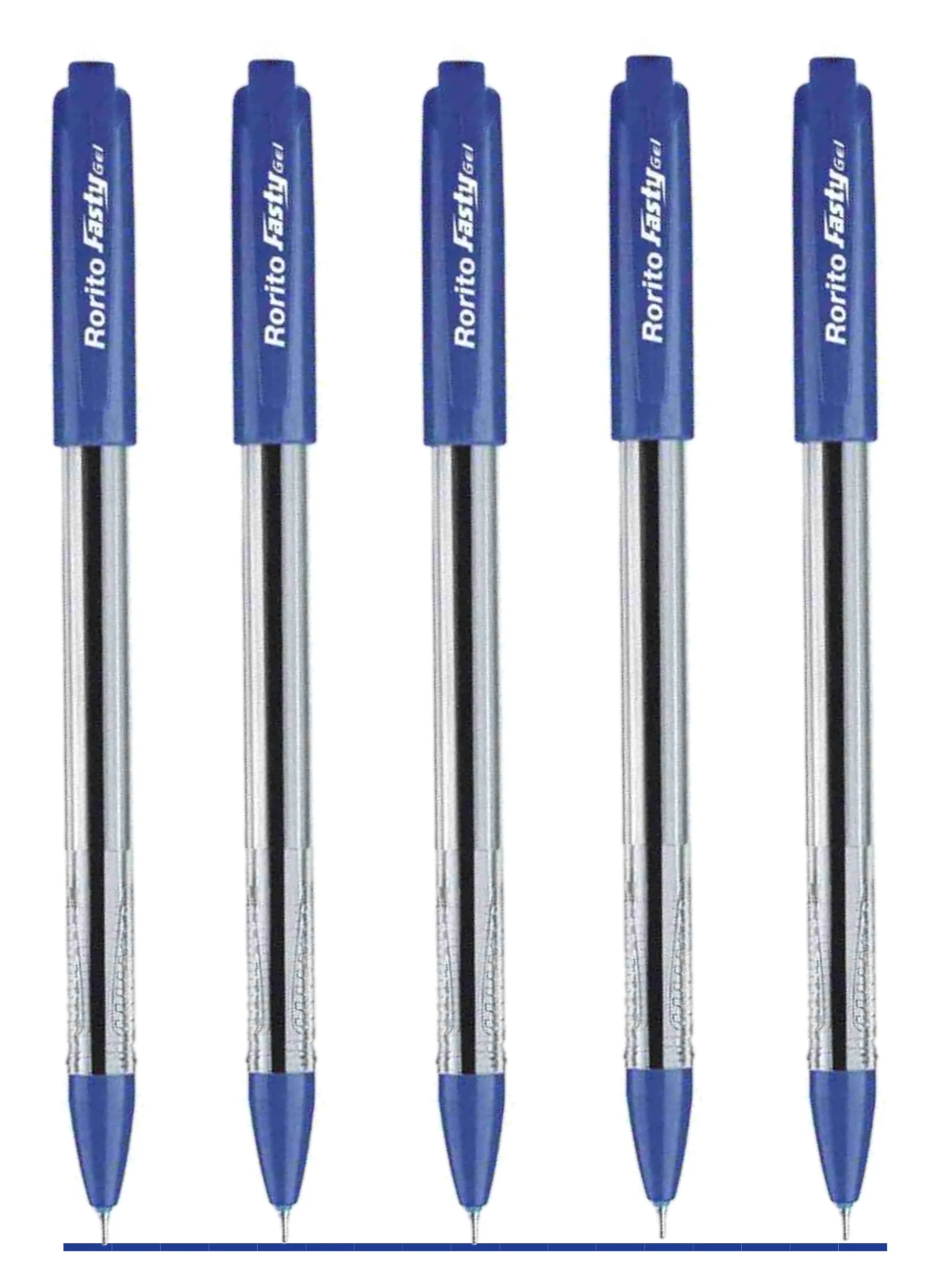 Rorito Fasty Gel Pen | Set of 5 (Blue)