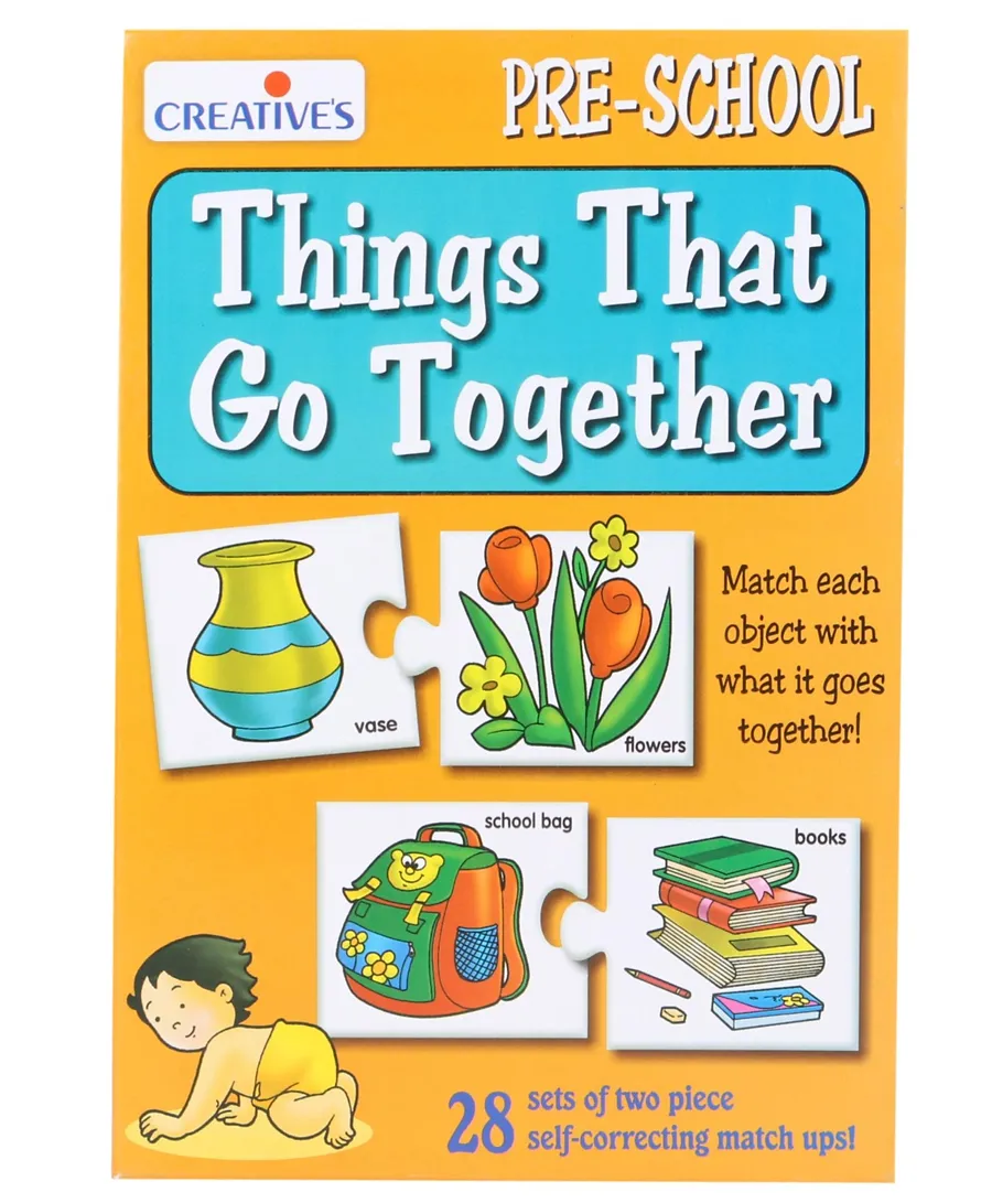 Creatives Things That Go Together Multi Colour 28 Sets of 2 Pieces