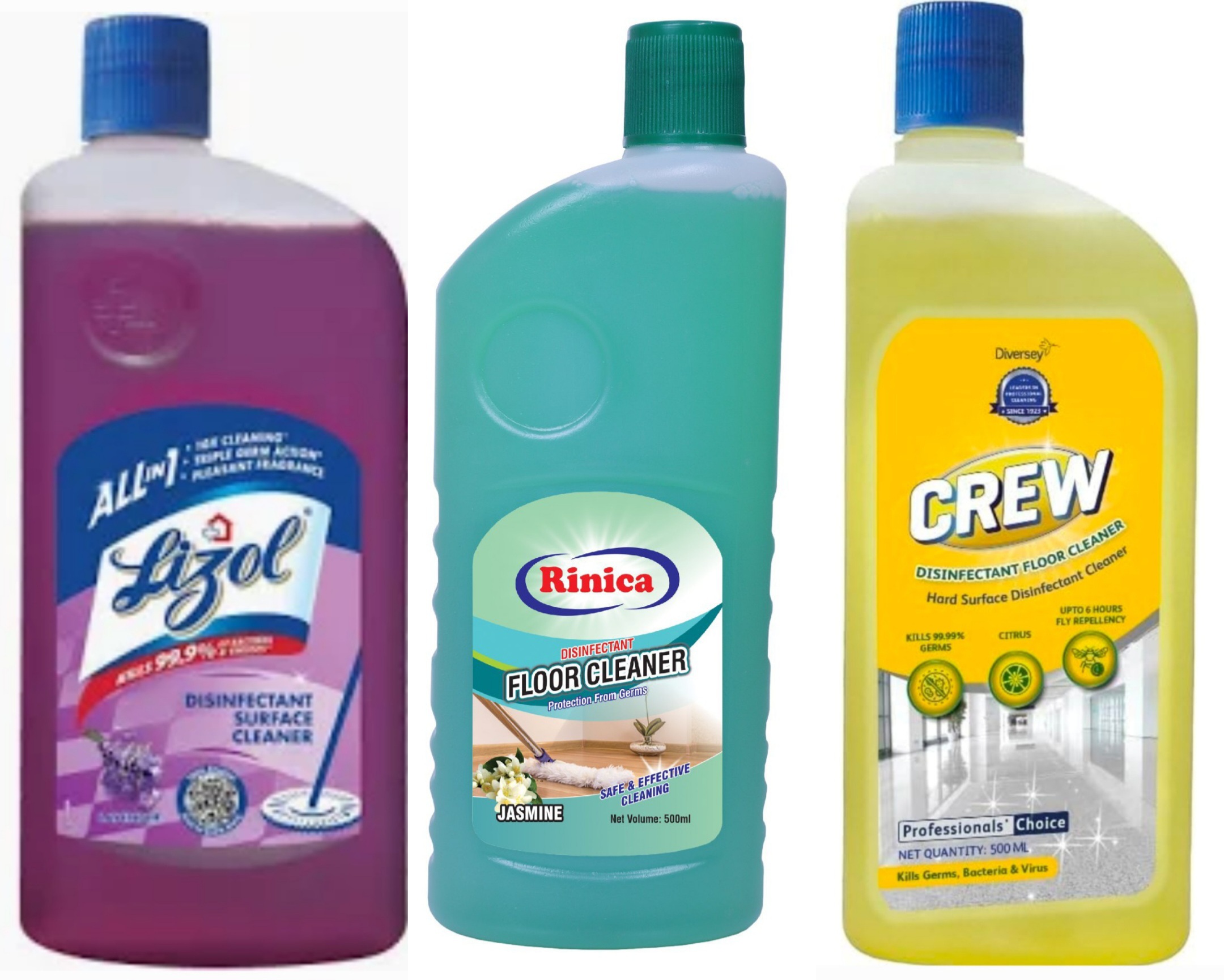 Lizol or  Rinica or Crew Floor Cleaner 500 ml