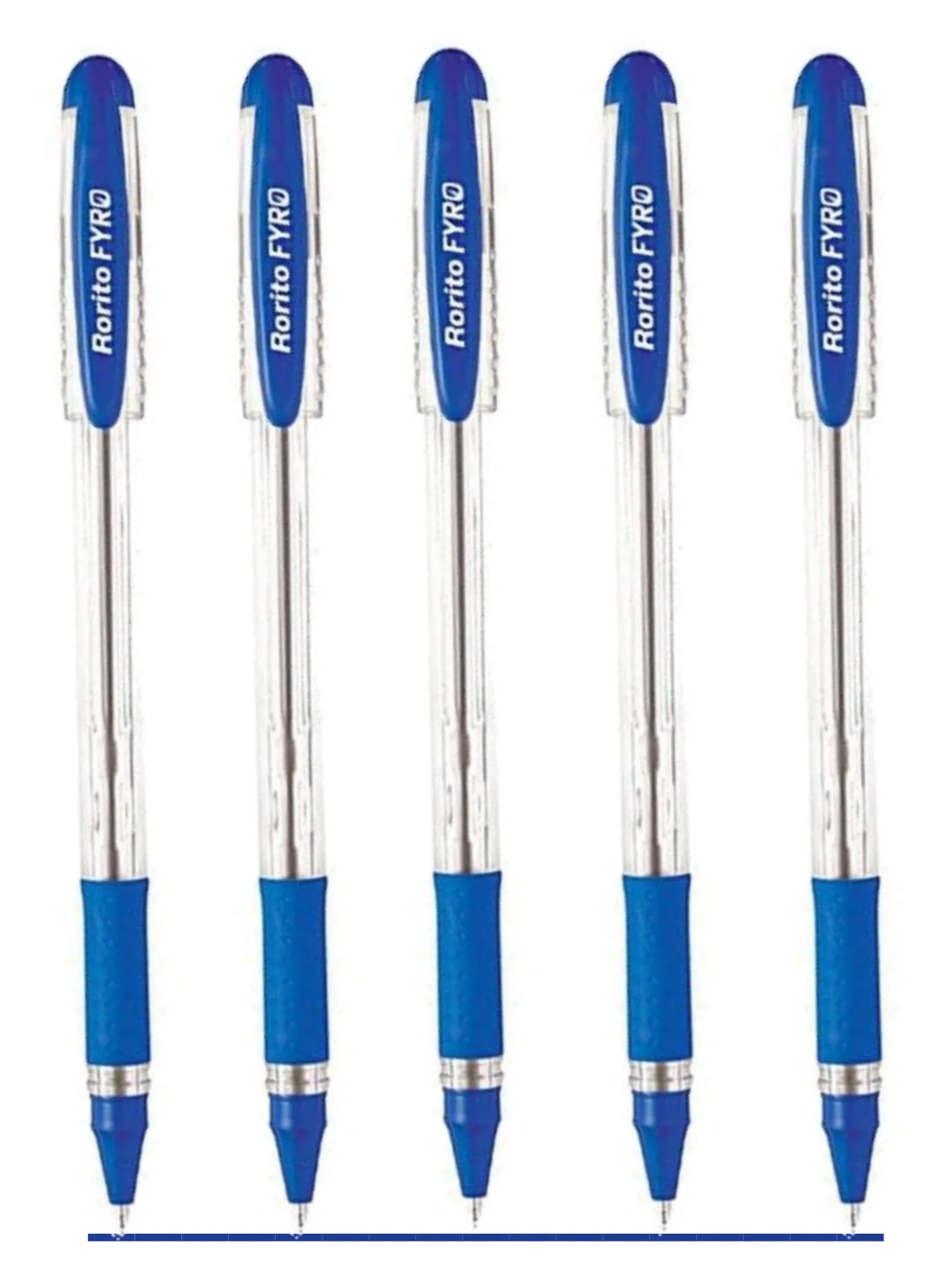 Rorito Fyro Ball Point Pen - Pack of 5 (Blue)