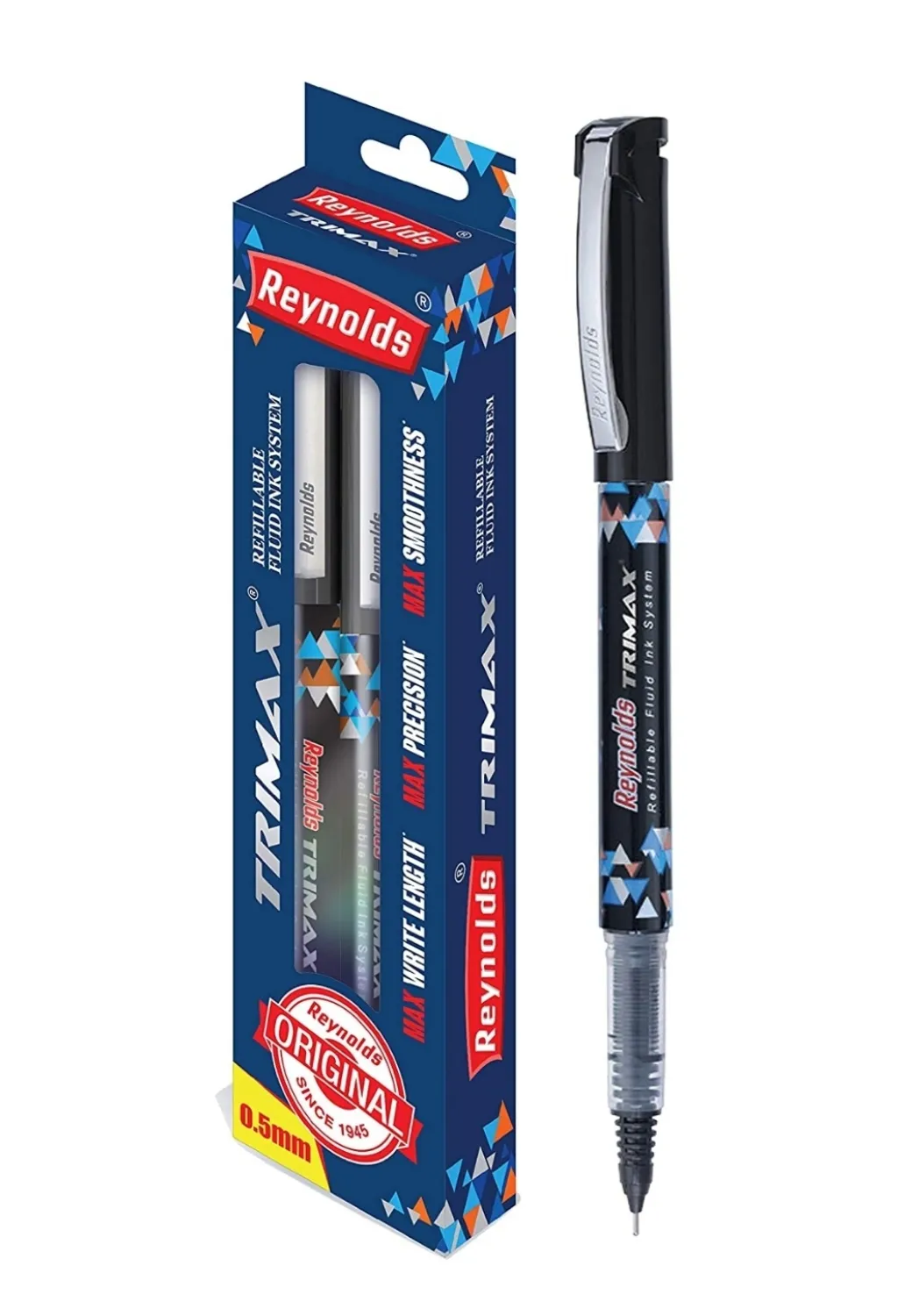REYNOLDS TRIMAX PEN (BLACK INK) - PACK OF 1