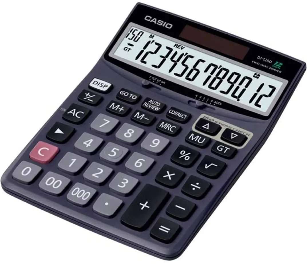 Casio DJ-120D Desktop Calculator