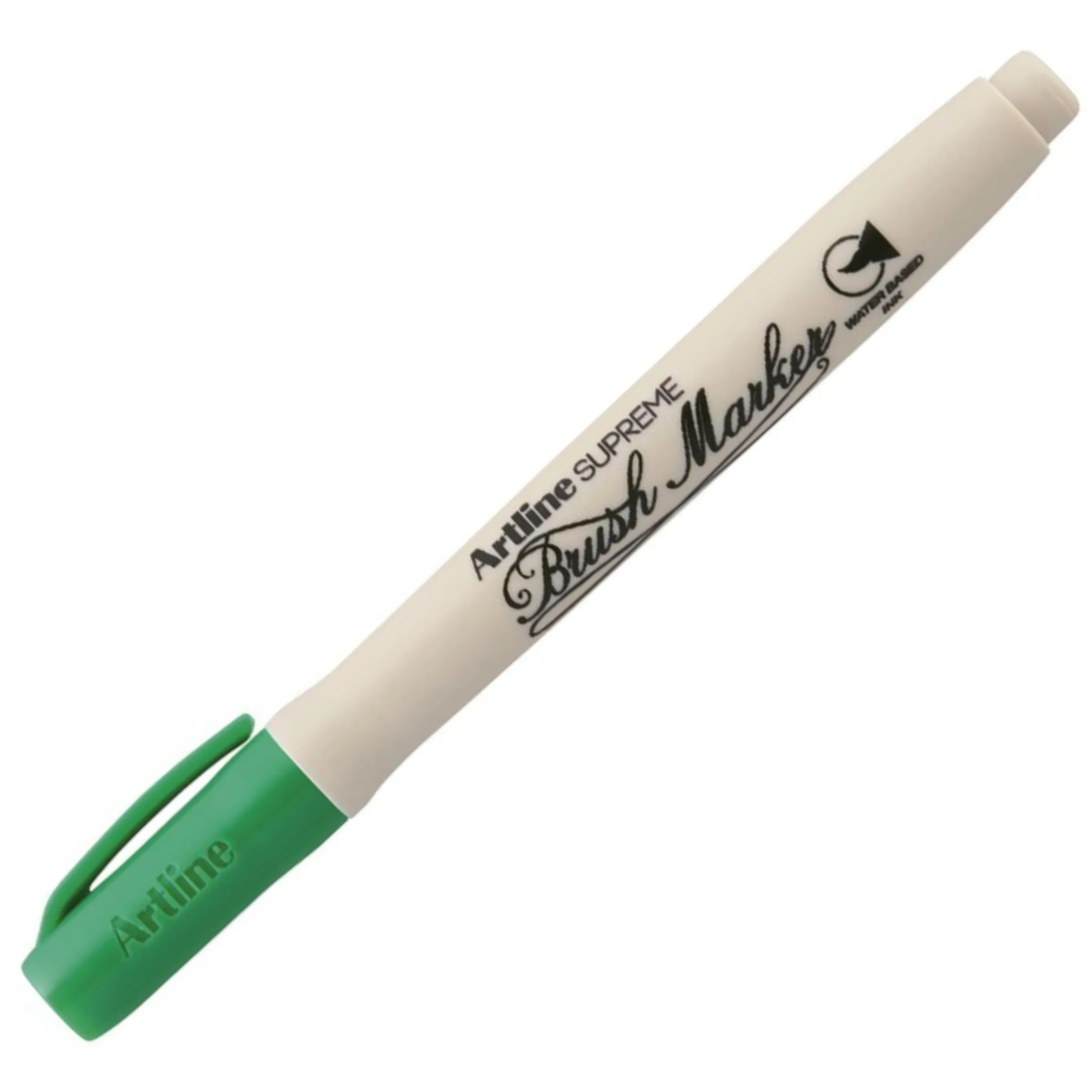 Artline Supreme Brush Marker Pen Green Colour Marker Pack of 1