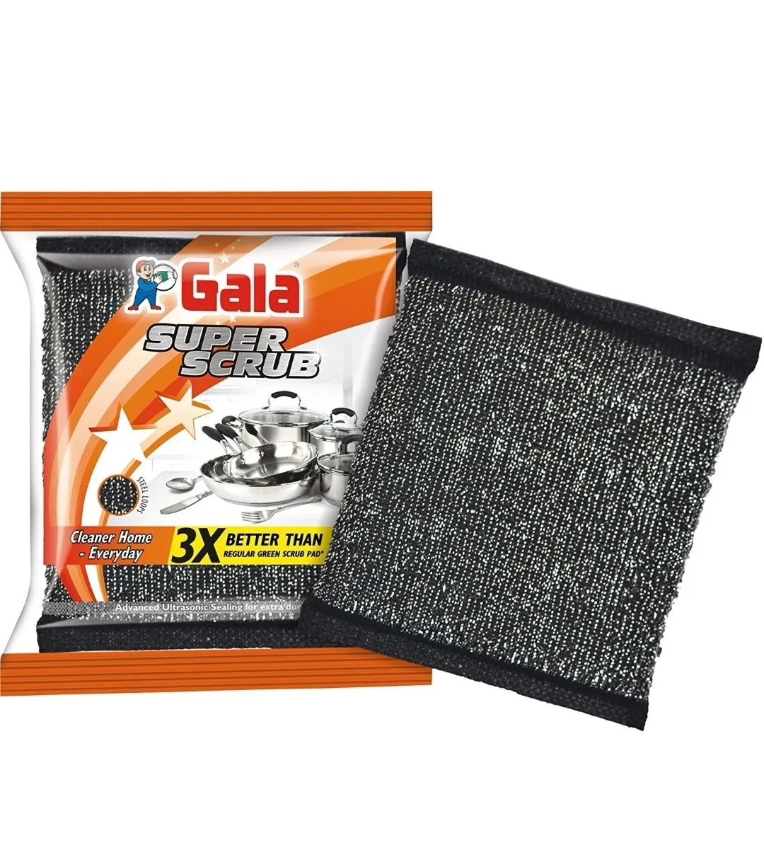 Gala Super Scrub, 3 Time Better Than Regular, Cleaner Home, Pack of 1
