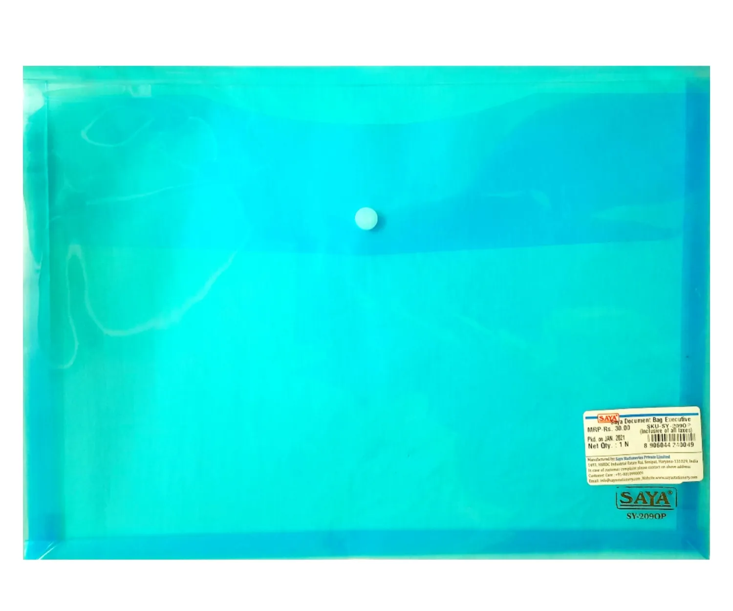 Saya Document Bag Executive, SY - 209OP, Blue, Pack of 1