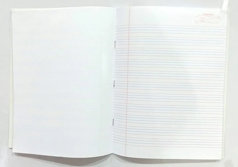 Classmate English Practical Notebook Soft Cover Four Line With Gap Inter Leaf 172 Pages 24X18 Cm Pack of 1
