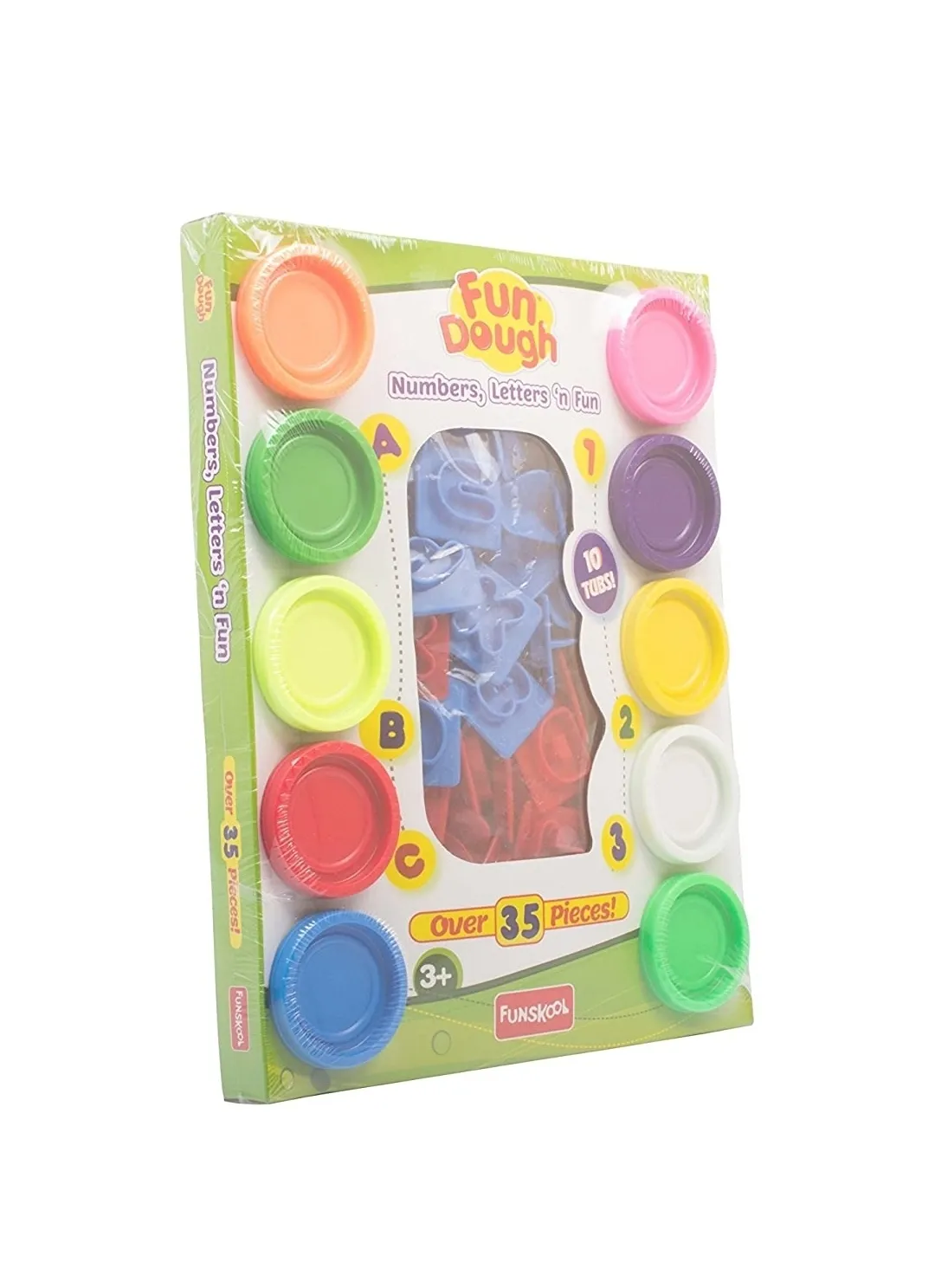 Funskool Fundough Numbers, Letters N Fun Multi Colour