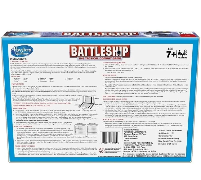 Hasbro Gaming Battleship Board Game Classic