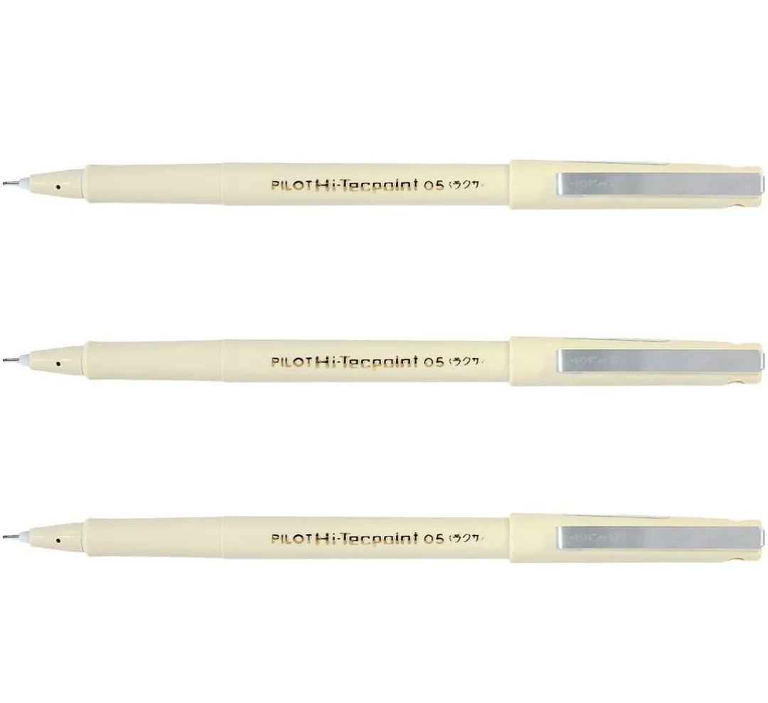 PILOT HI-TECHPOINT 05 SUPER VALUE BLUE PEN, 0.3 mm PACK OF 3