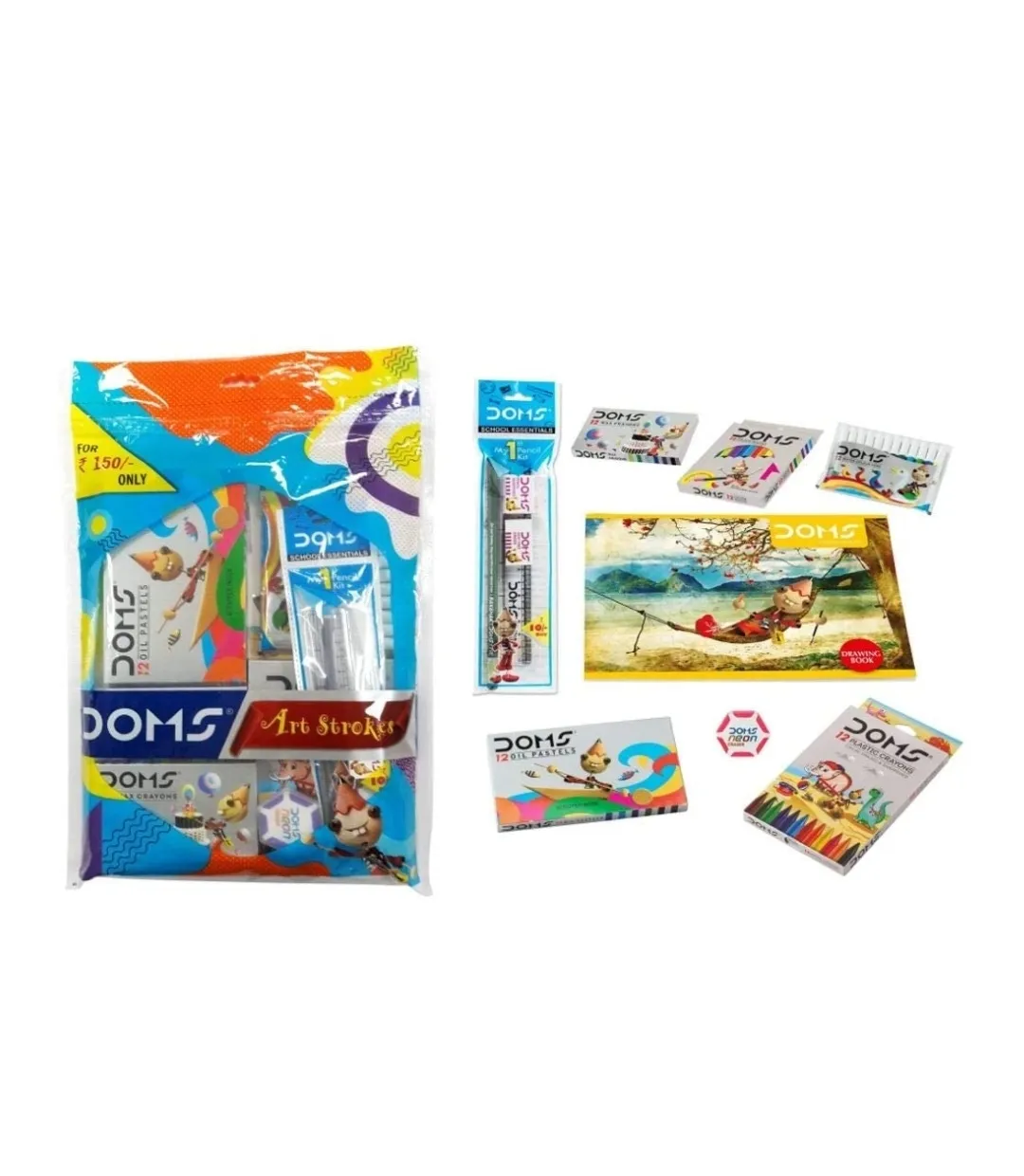 Doms Art Strokes Kit Pack of 8