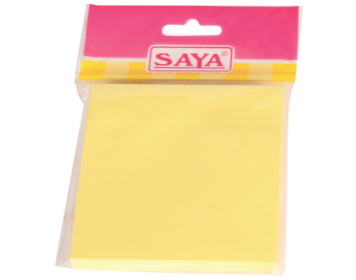 Saya Stick-eee Note Pads, 100 Sheets ,75X75mm, Pack of 1