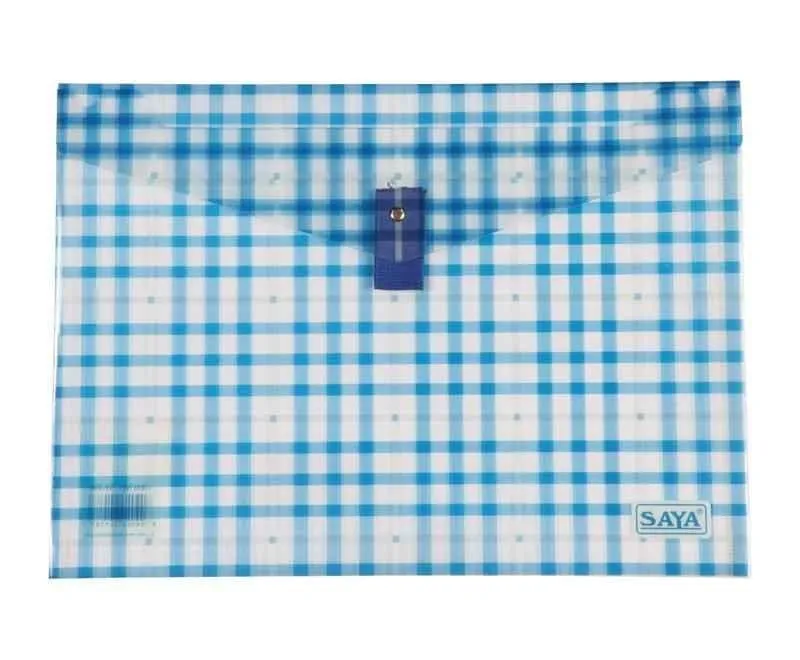 Saya Clear Bag Superior, SY - 339, Purple, 35.5 X 25.5 cm, Pack of 1