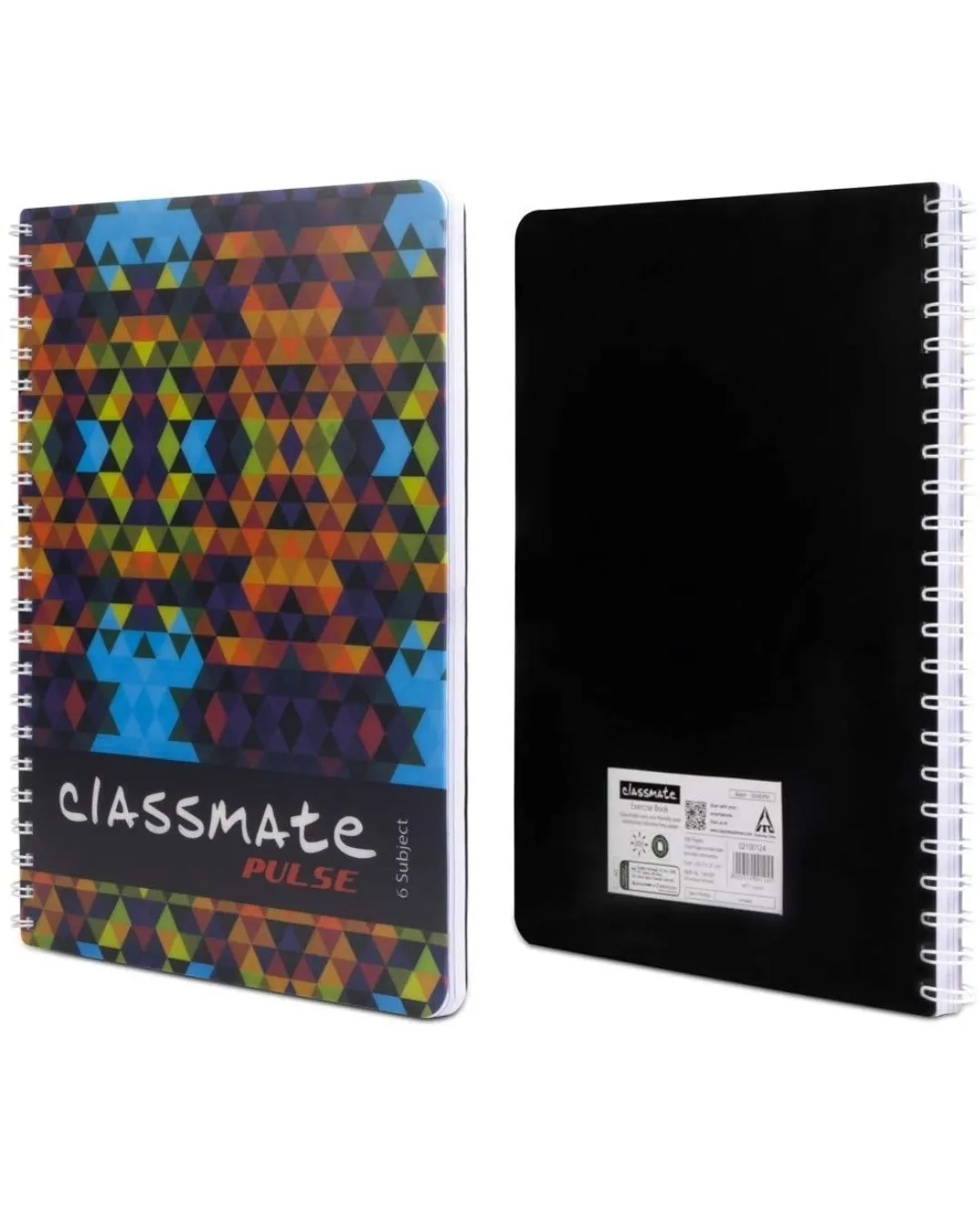 Classmate Pulse Notebook Soft Cover 6 Subject Spiral Binding Notebook Unruled 29.7 X 21 cm 300 Pages Pack of 1