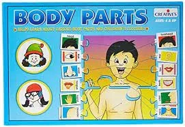 Creatives Body Parts, Age 4 & Above, Mix 'N' Match Card Game
