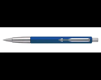 Parker Vector Standard Chrome Trim Ball Pen (Pack of 1) Blue