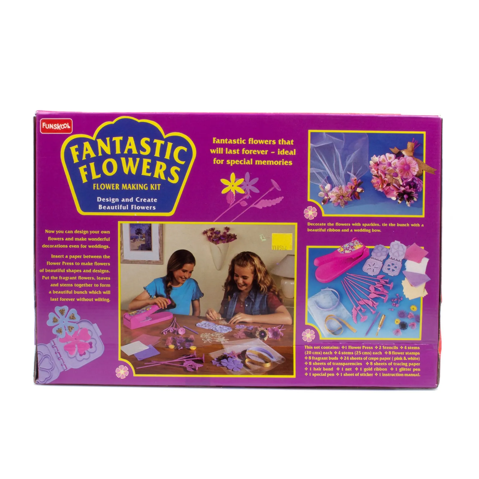 Funskool Fantastic Flowers Multi Colour Flower Making kit