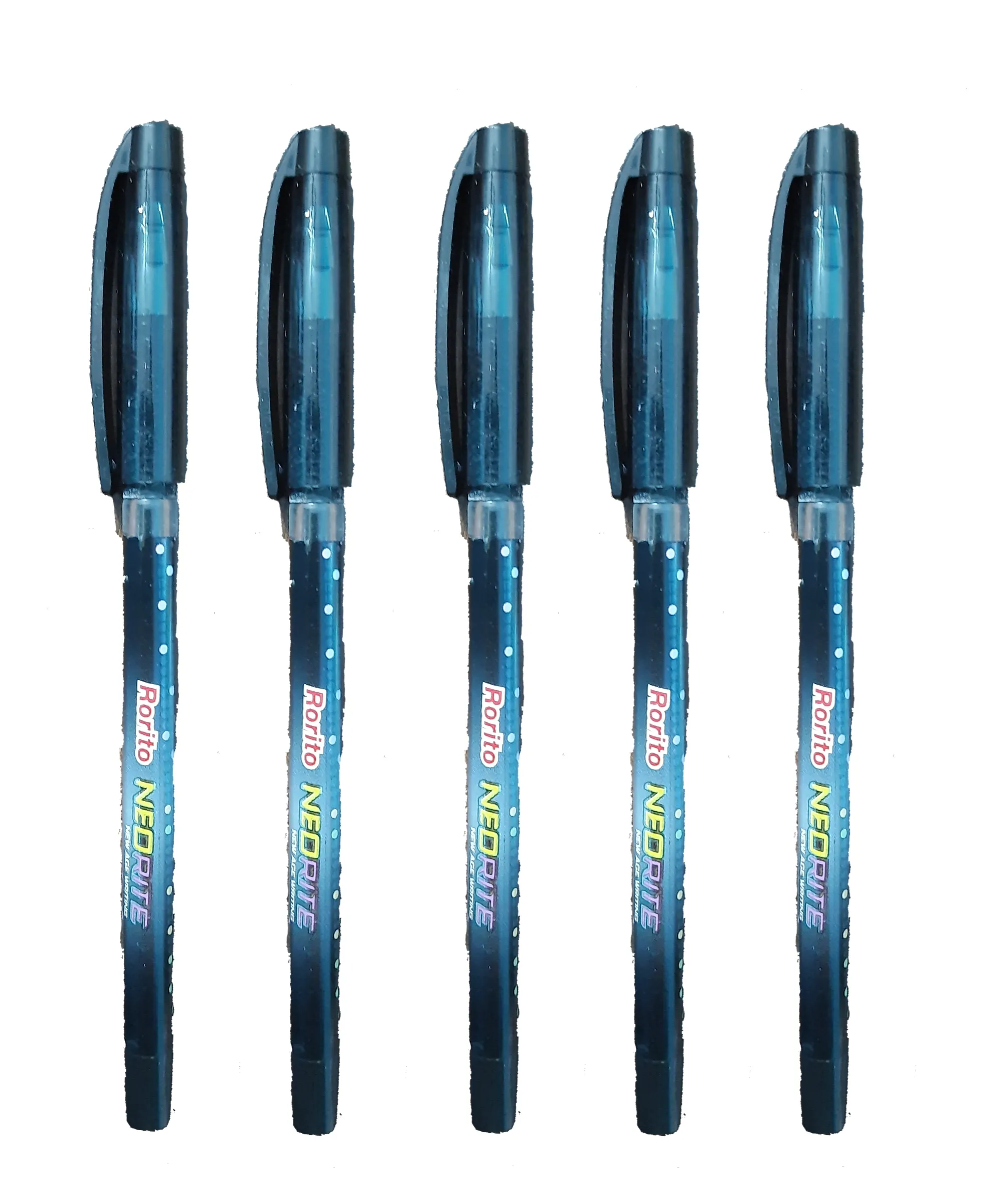 RORITO NEORITE BALL PEN BLACK (PACK OF 5)