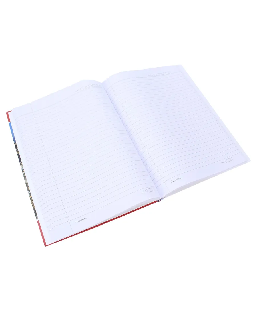 Classmate Long Notebook Hard Cover Single Line 400 Pages 33X21 CM Pack of 1