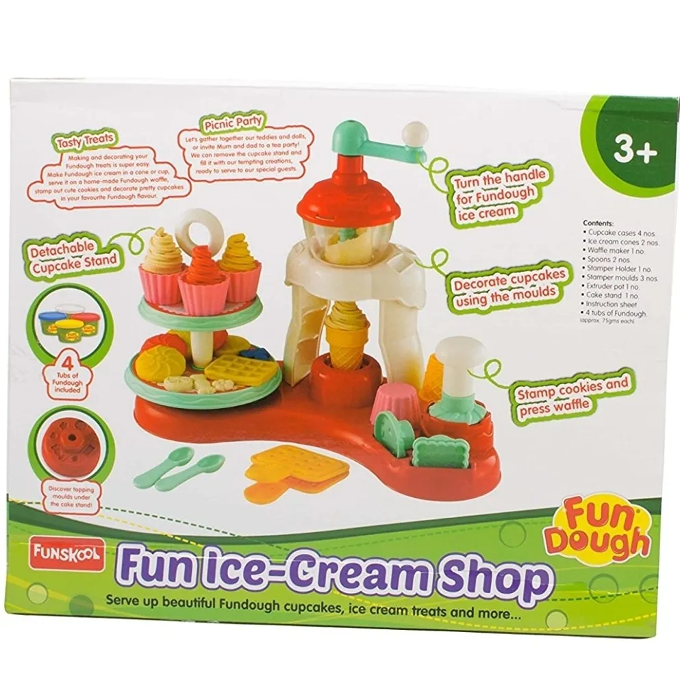 Funskool Fundough Ice Cream Shop Multi Colour