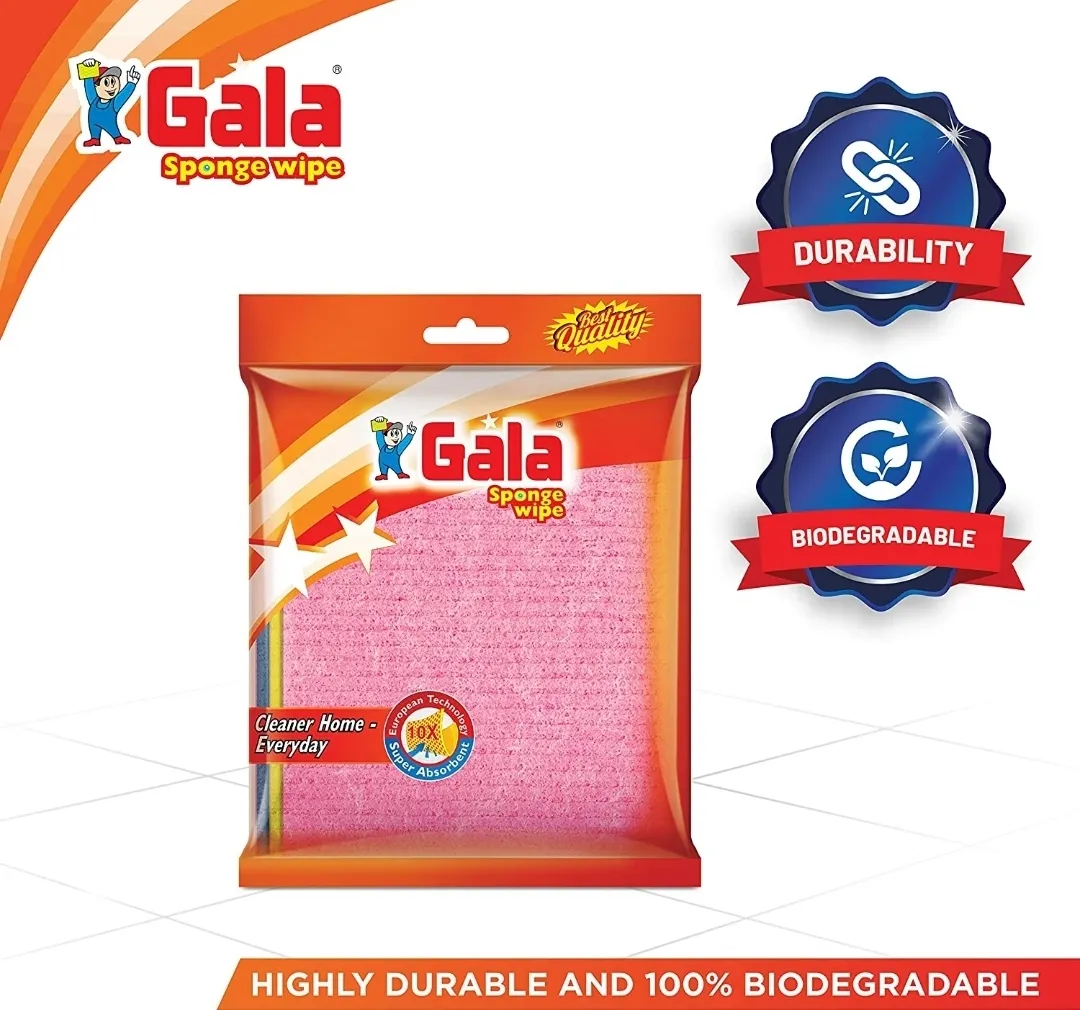 Gala Kitchen Sponge Wipe, Pack of 3