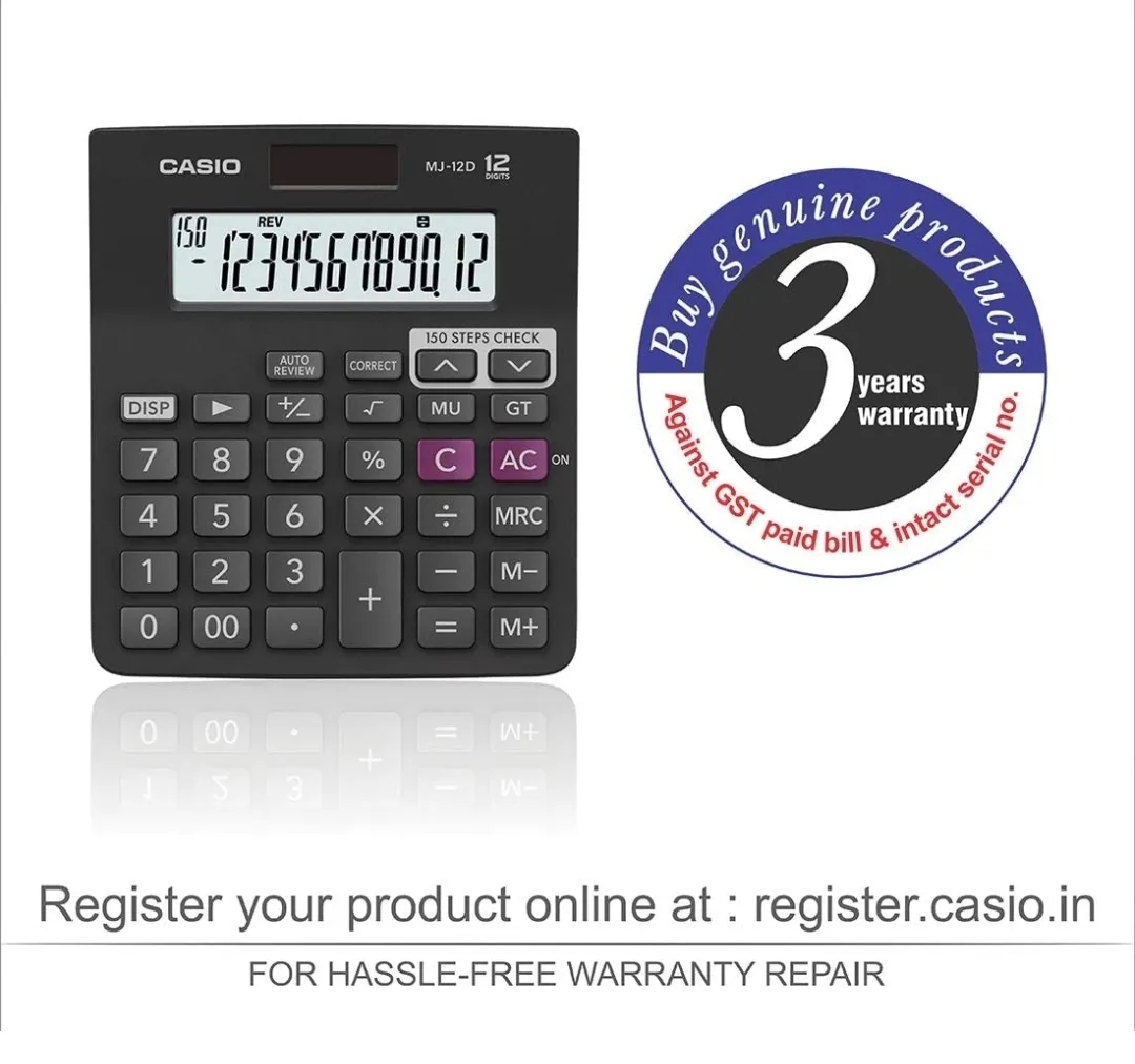 Casio MJ-12D Desktop Calculator