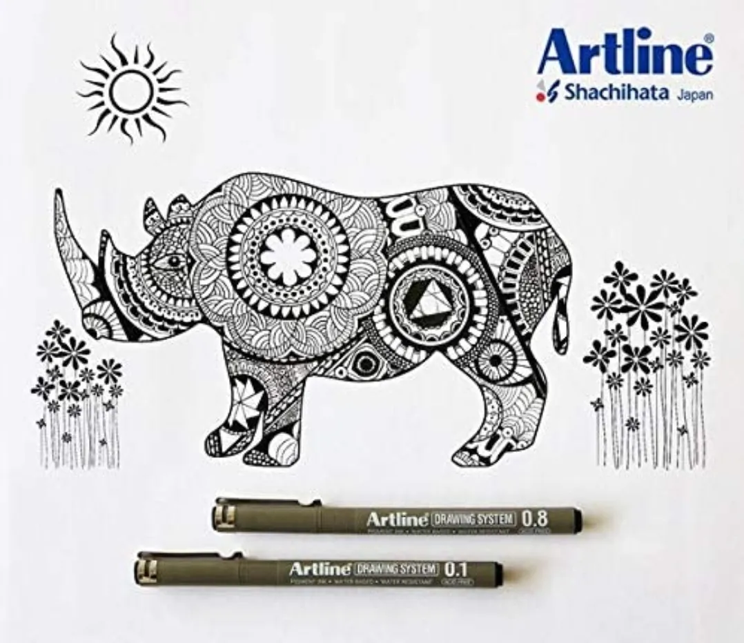 Artline Drawing System Artistic Technical Pen 0.7 mm Point Size Pack of 1