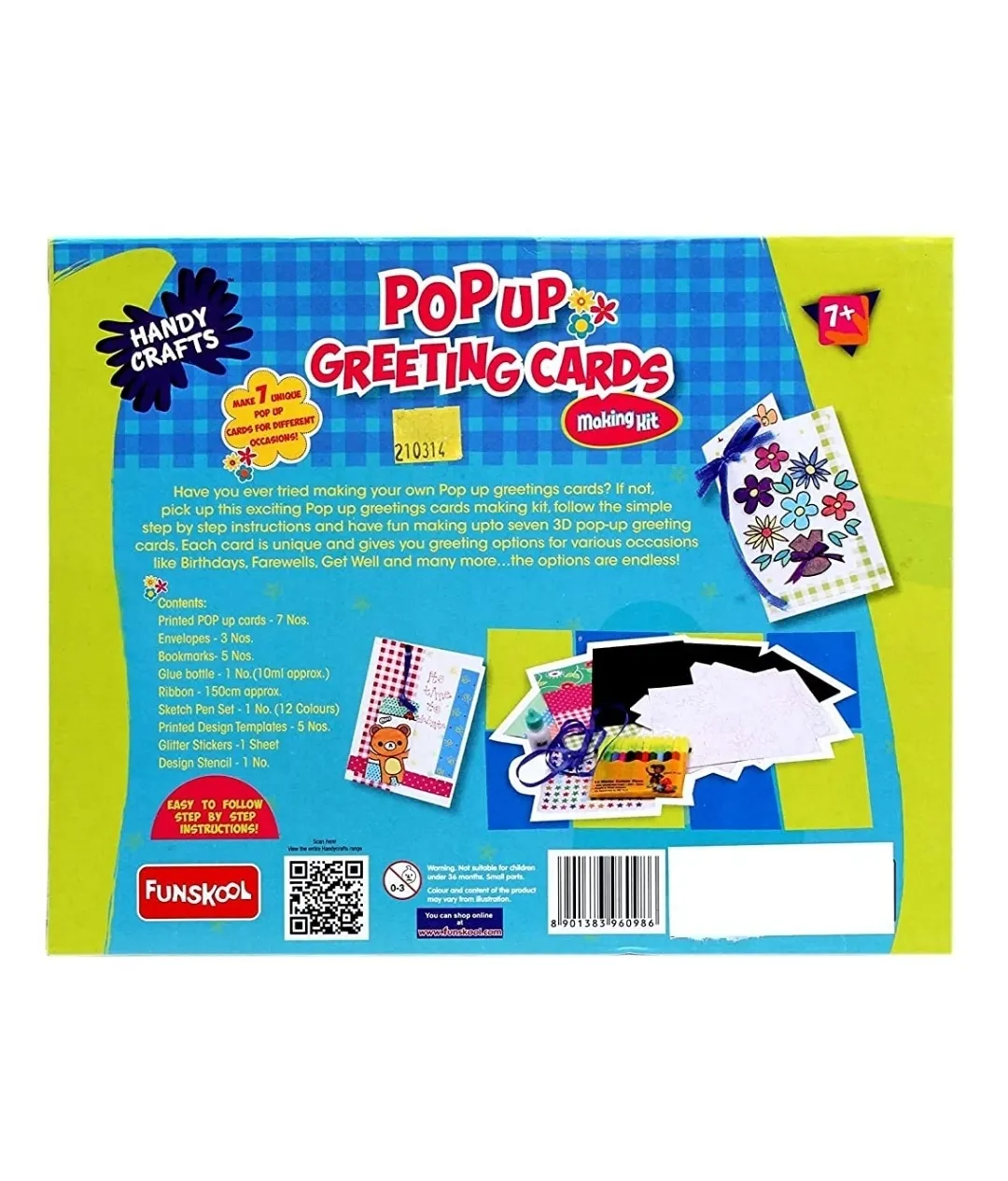 Funskool Handy Craft Pop Up Greeting Cards Multi Colour