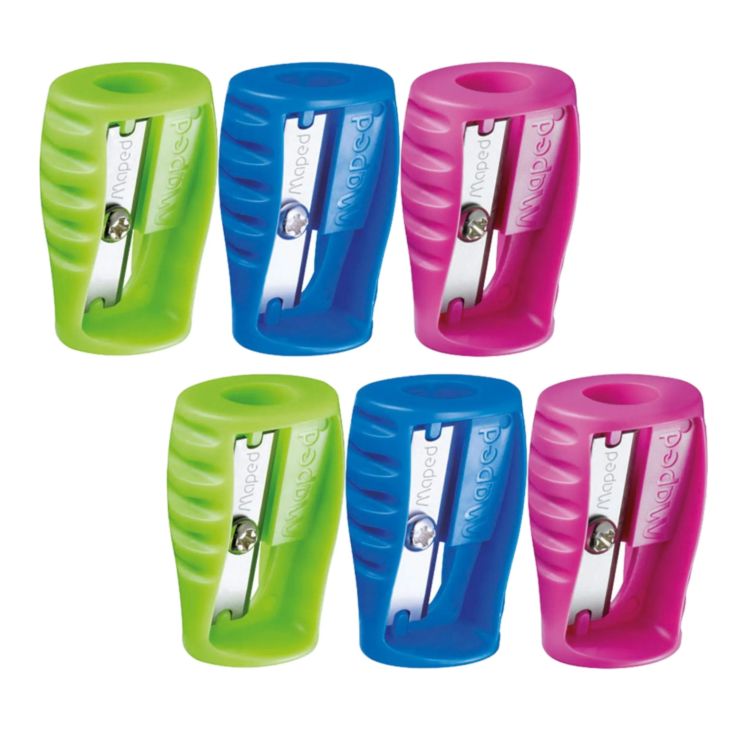 Maped Boogy 1 Hole Pencil Sharpener Pack of 6