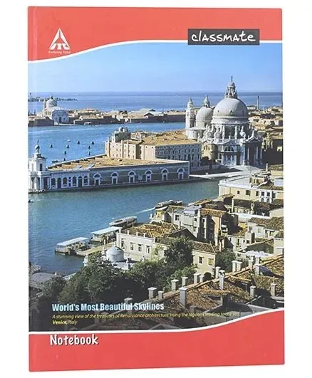 Classmate Long Notebook Hard Cover Single Line 360 Pages 27.2X16.7 CM Pack of 1