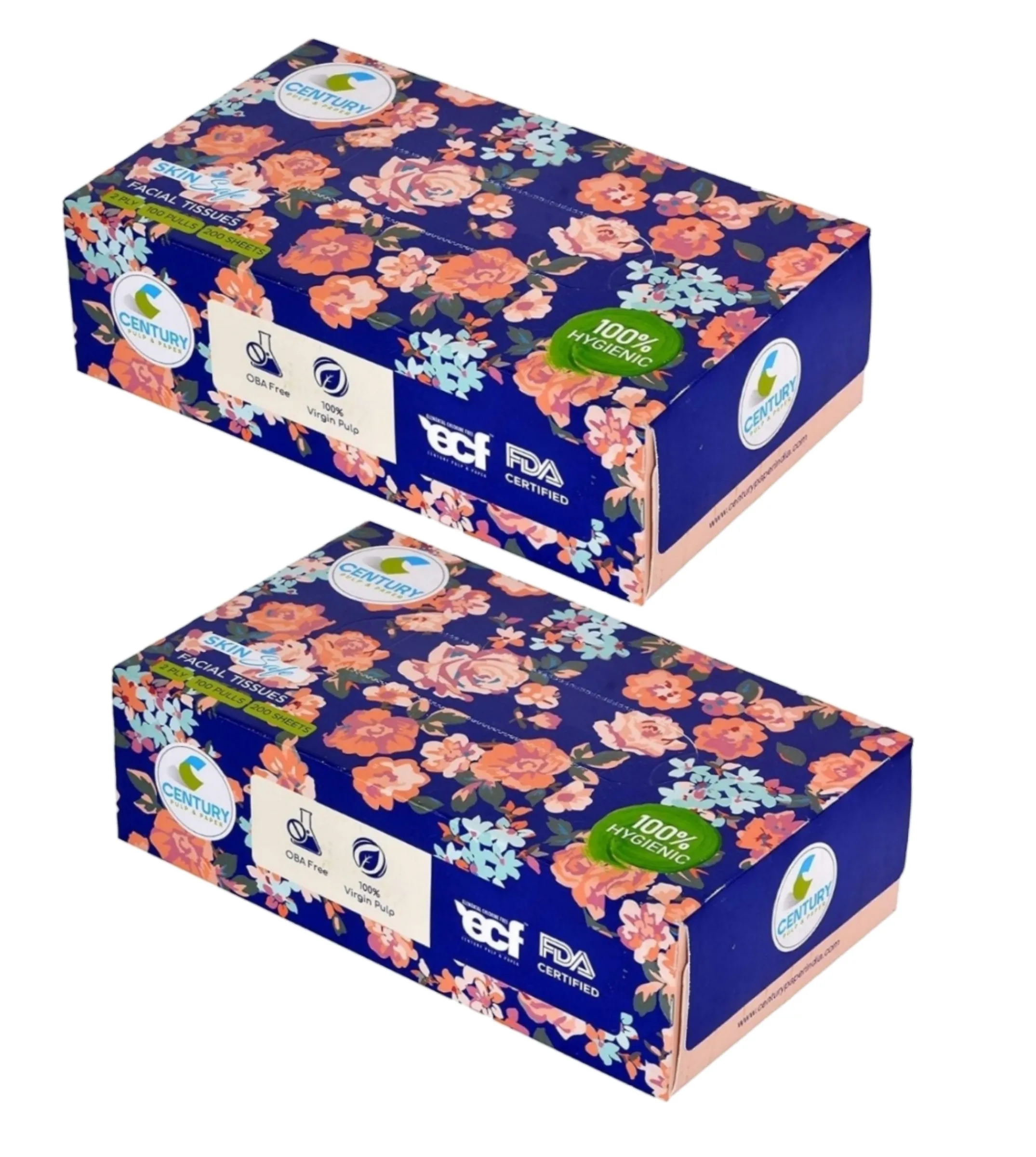 Century Facial Tissue (20X20 cm, 100 Pulls) - Pack of 1