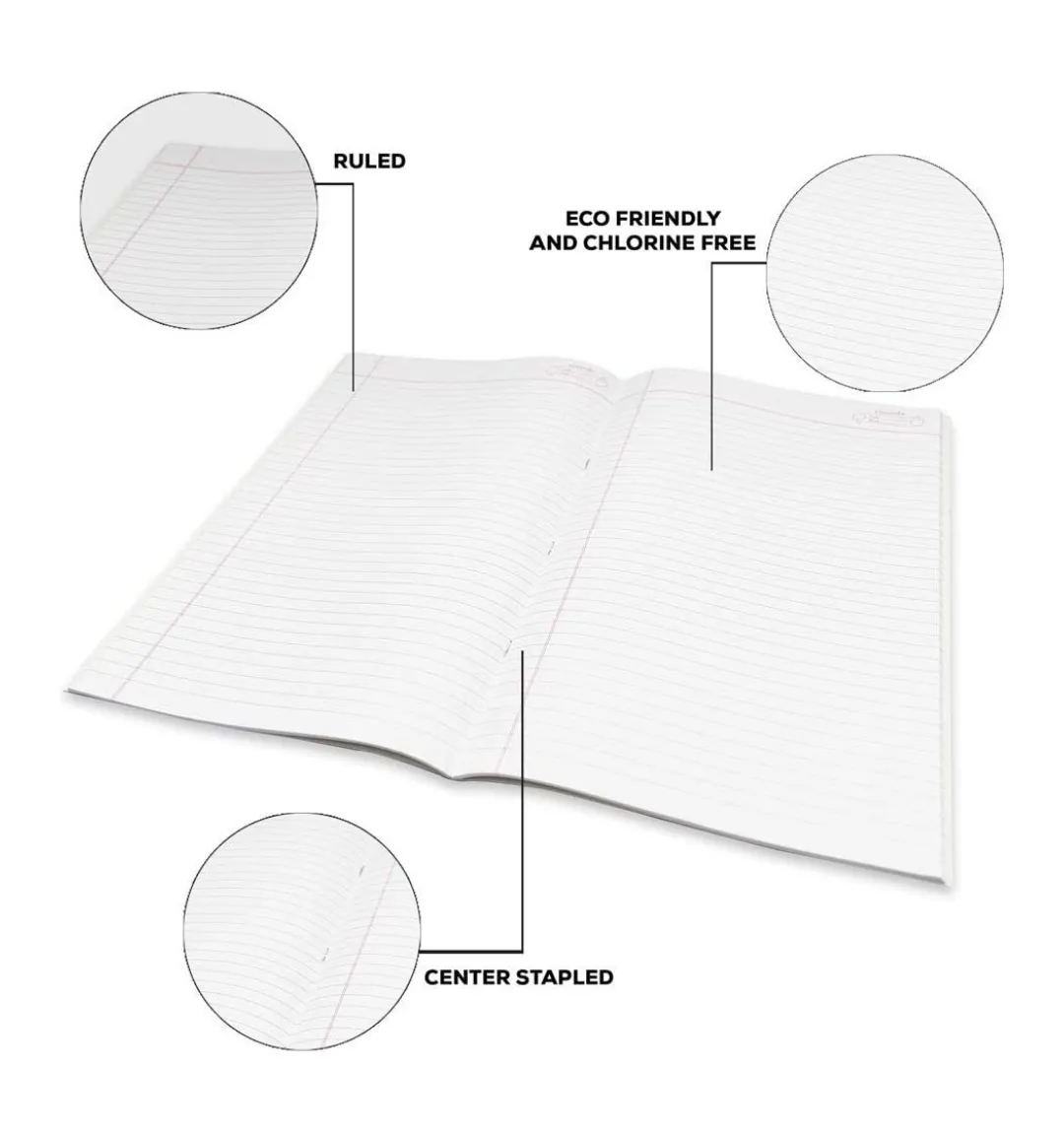 Classmate A4 Size Long Notebook Soft Cover Single Line 29.7X21 cm 172 Pages Pack of 1