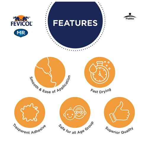 PIDILITE FEVICOL MR WHITE ADHESIVE FOR ART & CRAFT, 22.5 G PACK OF 10