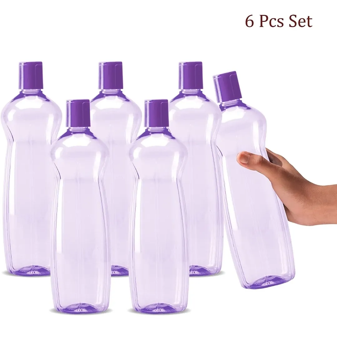 Milton Pacific 1000 Pet Water Bottles Set of 6, 1 Litre Each,