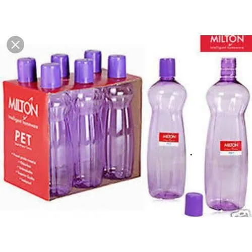 Milton Pacific 1000 Pet Water Bottles Set of 6, 1 Litre Each,