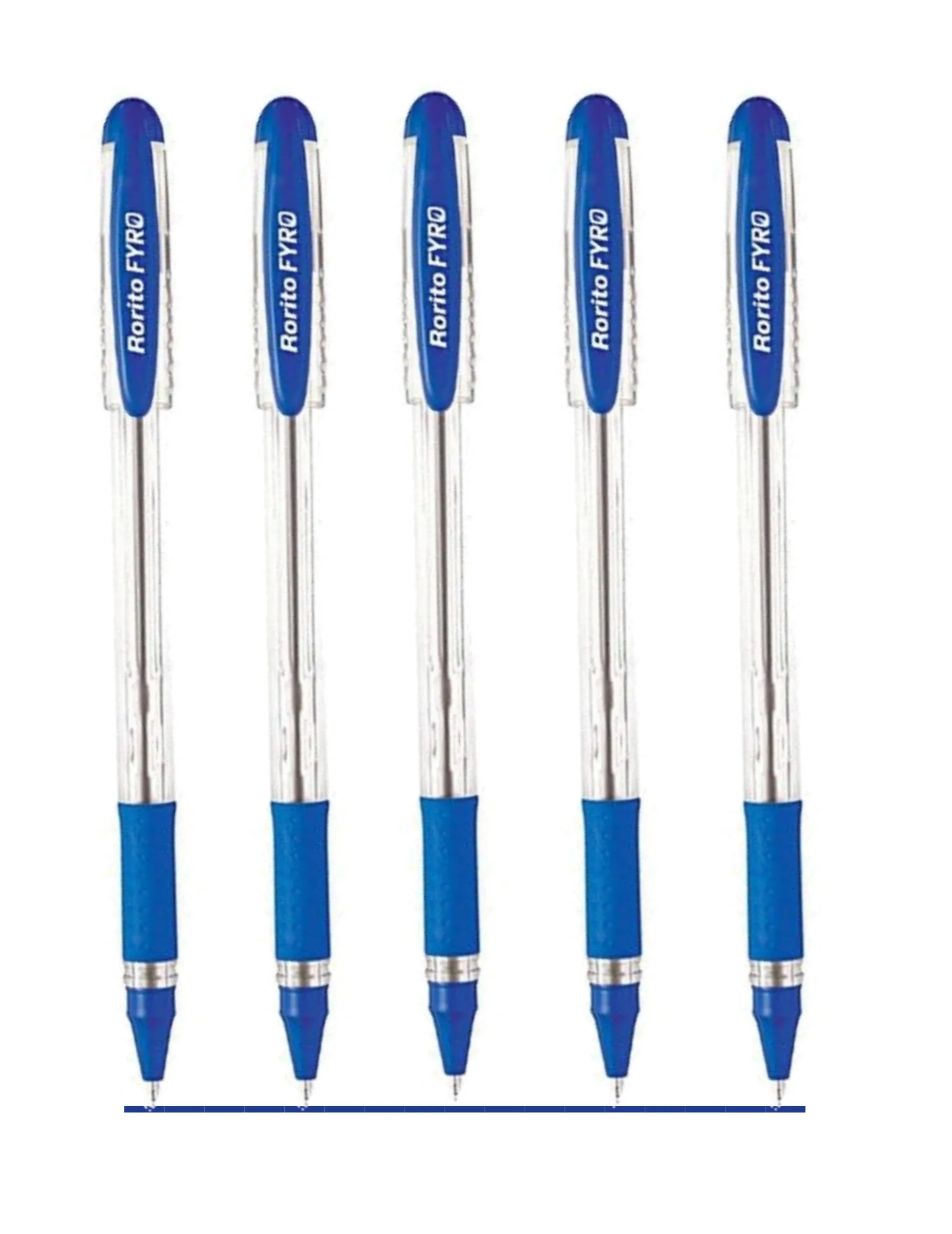 Rorito Fyro Ball Point Pen - Pack of 5 (Blue)