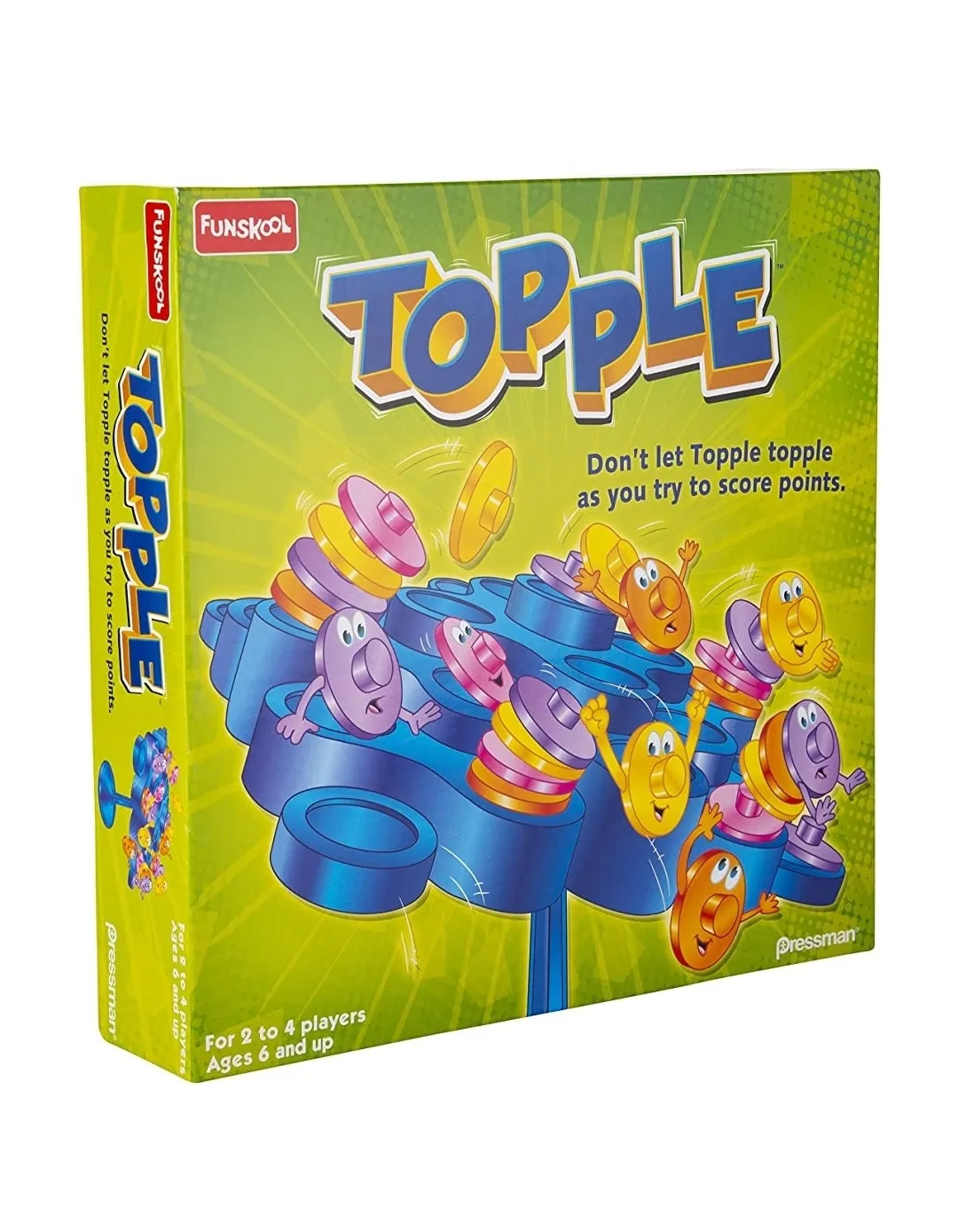 Funskool Topple Multi Colour