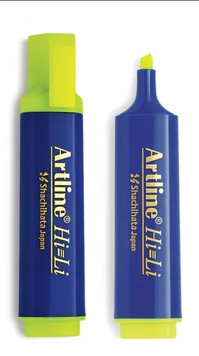 Artline Hi-Li Highlighter, Pack of 5 Mix Colours