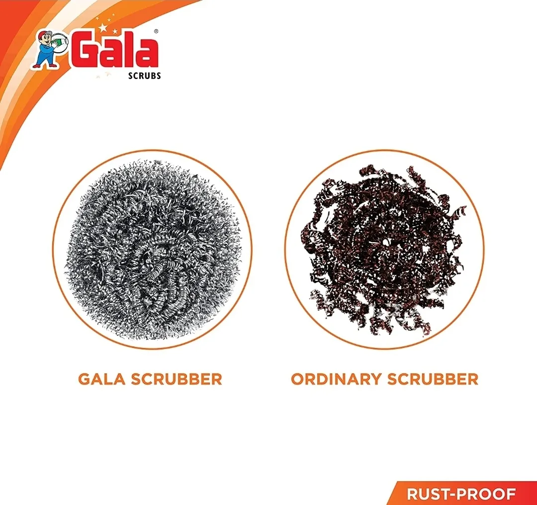 Gala Swash Steel Scrub, Pack of 1